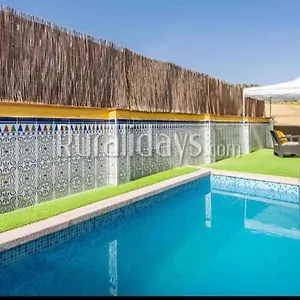  Сasa de vacaciones Alcaidejos Con Piscina